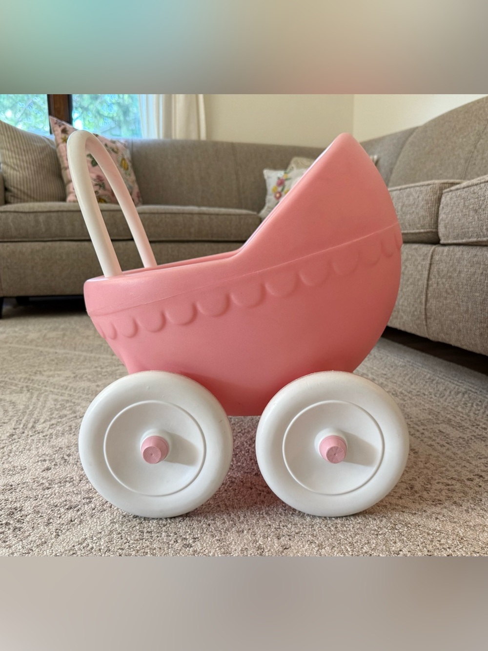 Little Tikes 1984 Vintage Doll Buggy Pink